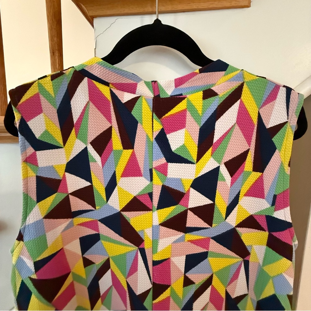 Multicolor Geometric Pattern Dress - Picture 5 of 6